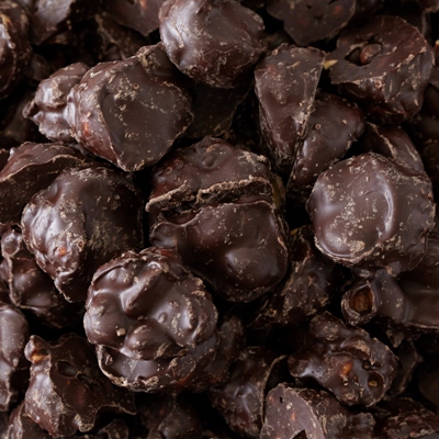Dark Chocolate Caramel Nut Clusters