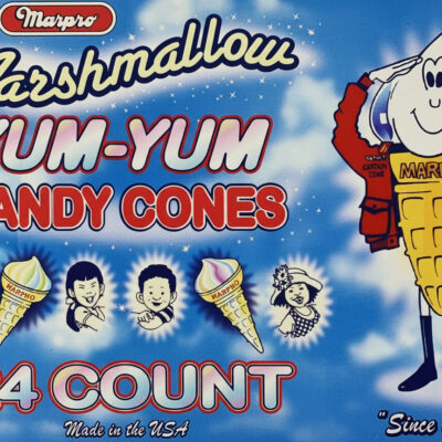 Marshmallow Ice Cream Cones